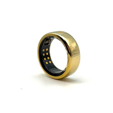 Oura Ring Gen 3 Horizon - Titanium - Size 08 - Gold - HEAVILY SCRATCHED