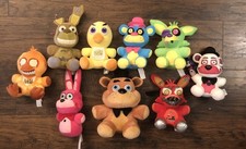 Five Nights at Freddy's Exclusive Funko Plush Lot of 9 Toy Bonnie And More FNaF