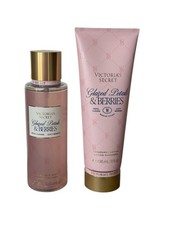 Victoria's Secret Glazed Petals  Berries Fragrance Mist  Body Lotion Set