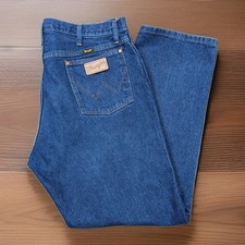Wrangler Jeans Men's 36x30 Blue 13MWZ Cowboy Cut Western Denim