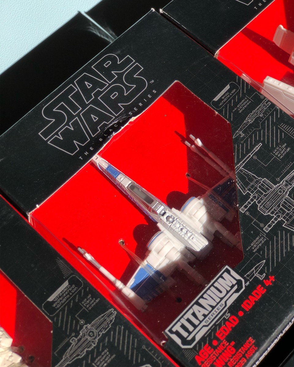 Star Wars Titanium Black Series Die-cast Mini Ships 1-10 Lot - NEW