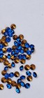 80 pieces 5 mm Round Optima Machine Cut Chatons Foil Back Loose Stones — photo 4