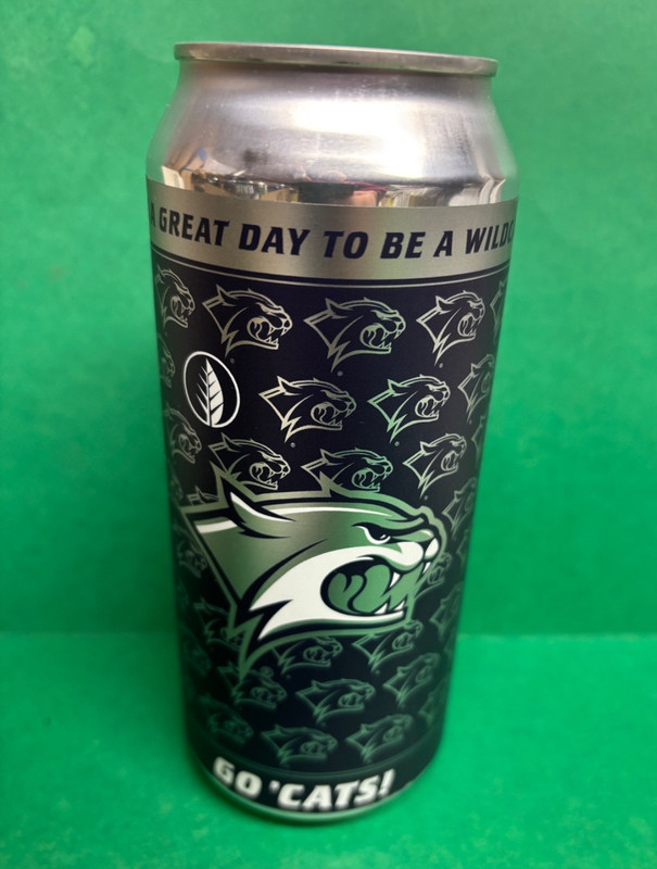 NEW 2025 16oz DECIDUOUS UNH WILDCATS FOOTBALL NEWMARKET NEW HAMPSHIRE BEER CAN