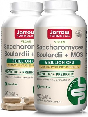 Probiotic Supplements Saccharomyces Boulardii + MOS 90 Count Pack Jarrow Billion