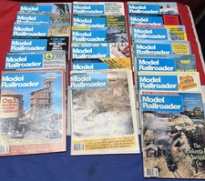 Vintage 1981 & 1984 Model Railroader Hobby Train Magazines 19 Issues Exc. Cond.