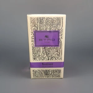 Étro Vétiver Edt 100ml 3.4 Oz Nouveau scellé Rare Discontinu