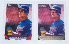 (2) Moises Alou 1993 Topps GOLD & Base Montreal Expos #123 MLB Rookie
