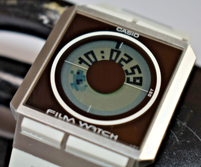 casio カシオ FS-02 動作品 2038 ヴィンテージ RARE Vintage Casio Fs-02 Film Wrist Futuristic Watch Module 2128