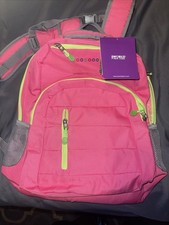 J World Carmen 18.5" Backpack - Pink: Durable, Lightweight, Padded Straps, etc.