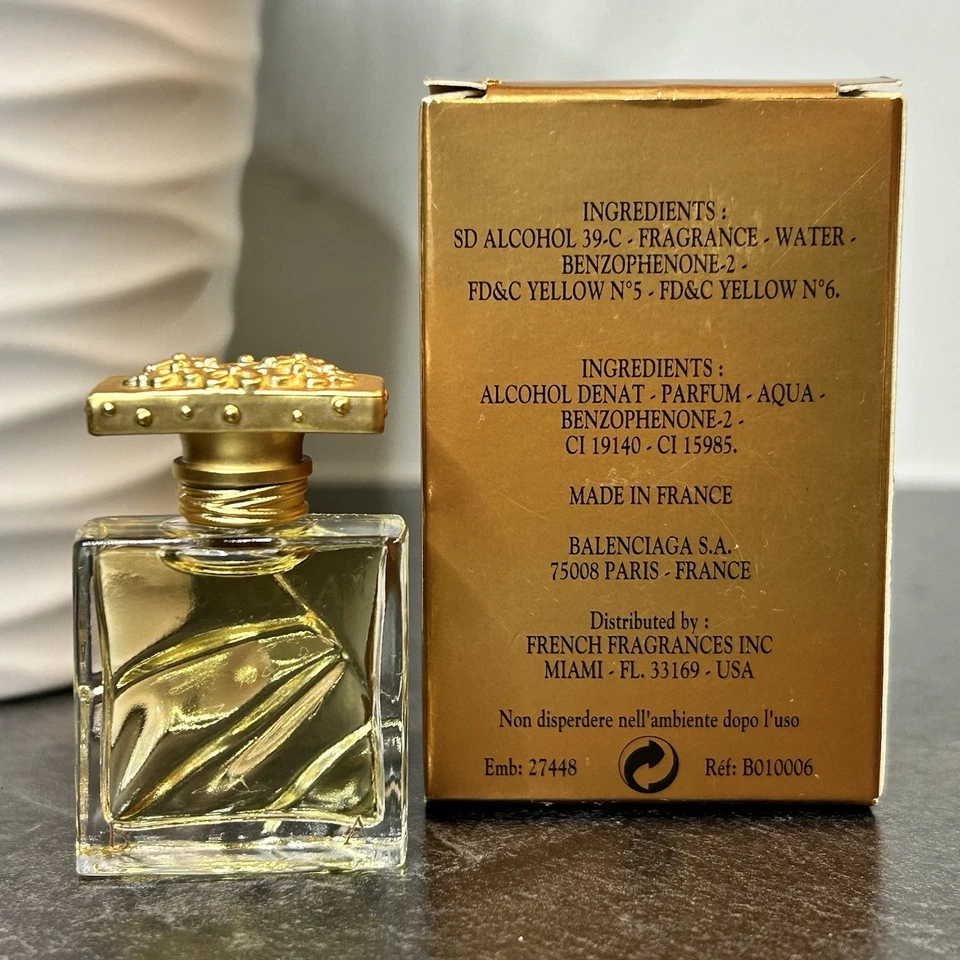 NUEVO Balenciaga CRISTOBAL Pour Elle .16 OZ Eau de Toilette Mini Splash Foto 2 de 4