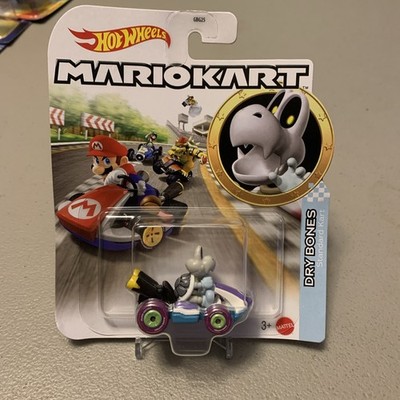 Hot Wheels Mario Kart DRY BONES Standard Kart Super Mario Bros BRAND NEW