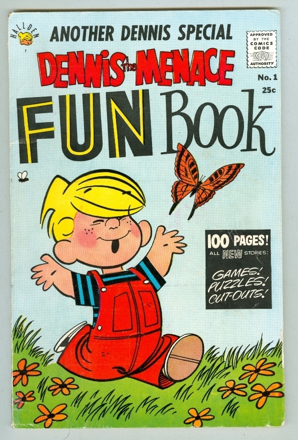 洋書 Dennis the Menace Dennis the Menace Fun Book #1 VG 1960 Giant-Size 100 pages