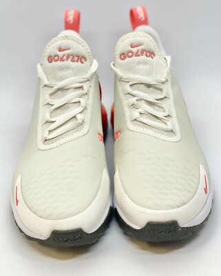 Nike Golf Air Max 270 ホワイト/レッド Nike Mens Air Max 270 Golf Shoes - Sail / Magic Ember - *Size 4