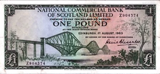 Scotland 1 Pound 1963 Pick # 271a