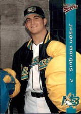 1999 Myrtle Beach Pelicans Multi-Ad #2 Jason Marquis Manhasett New York NY Card