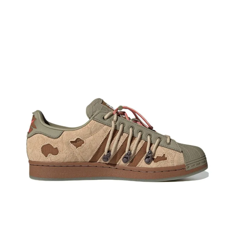 melting sadness x adidas originals SUPERSTAR Brown H06340 Unisex