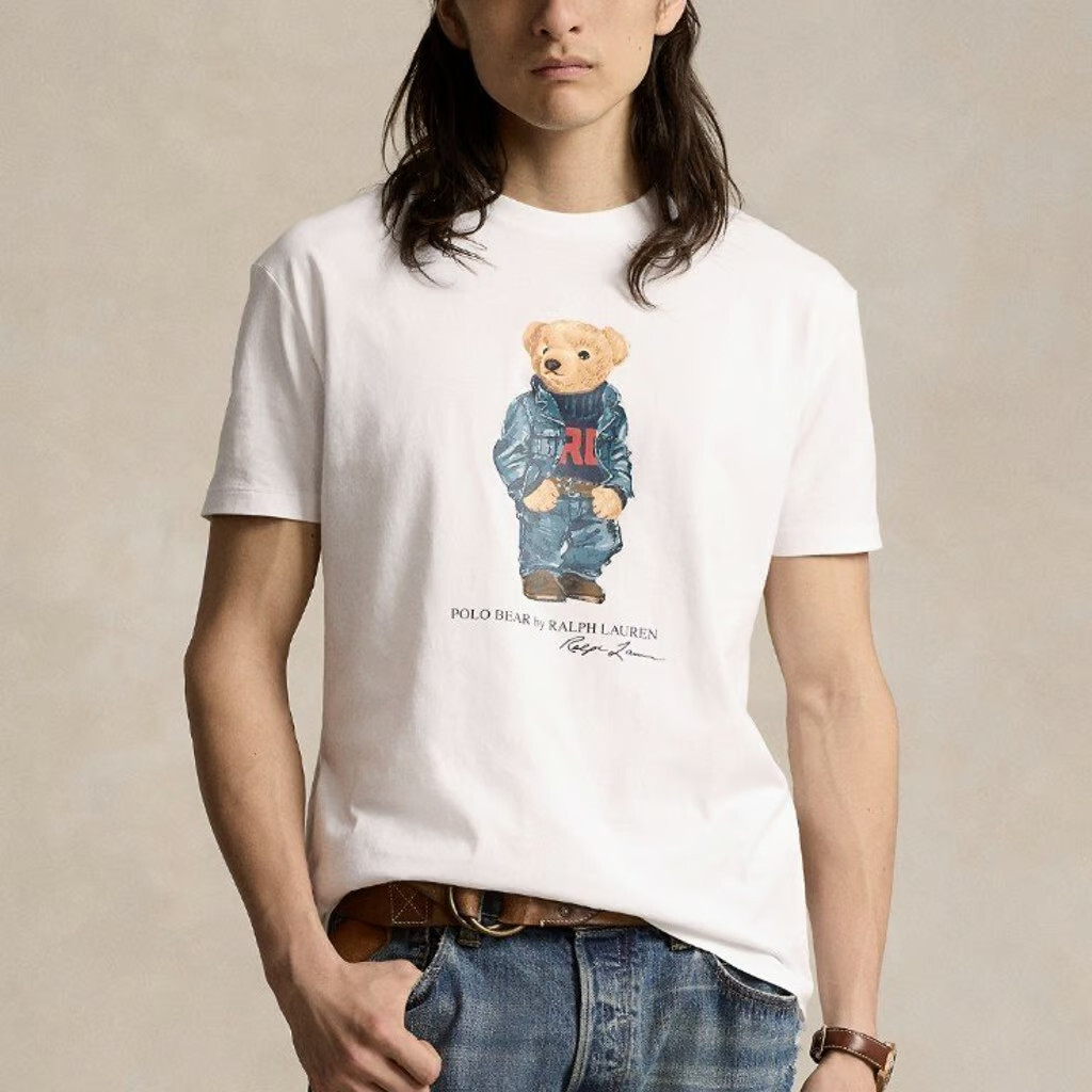 Tシャツ・カットソー Ralph Lauren Polo Bear Classic-Fit Saharan Shirt Polo Ralph Lauren Classic Fit Polo Bear Jersey T-Shirt Short