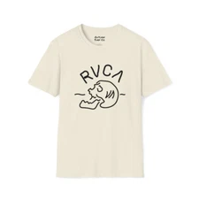 RVCA Outlaw Surf Skull Logo T-Shirt