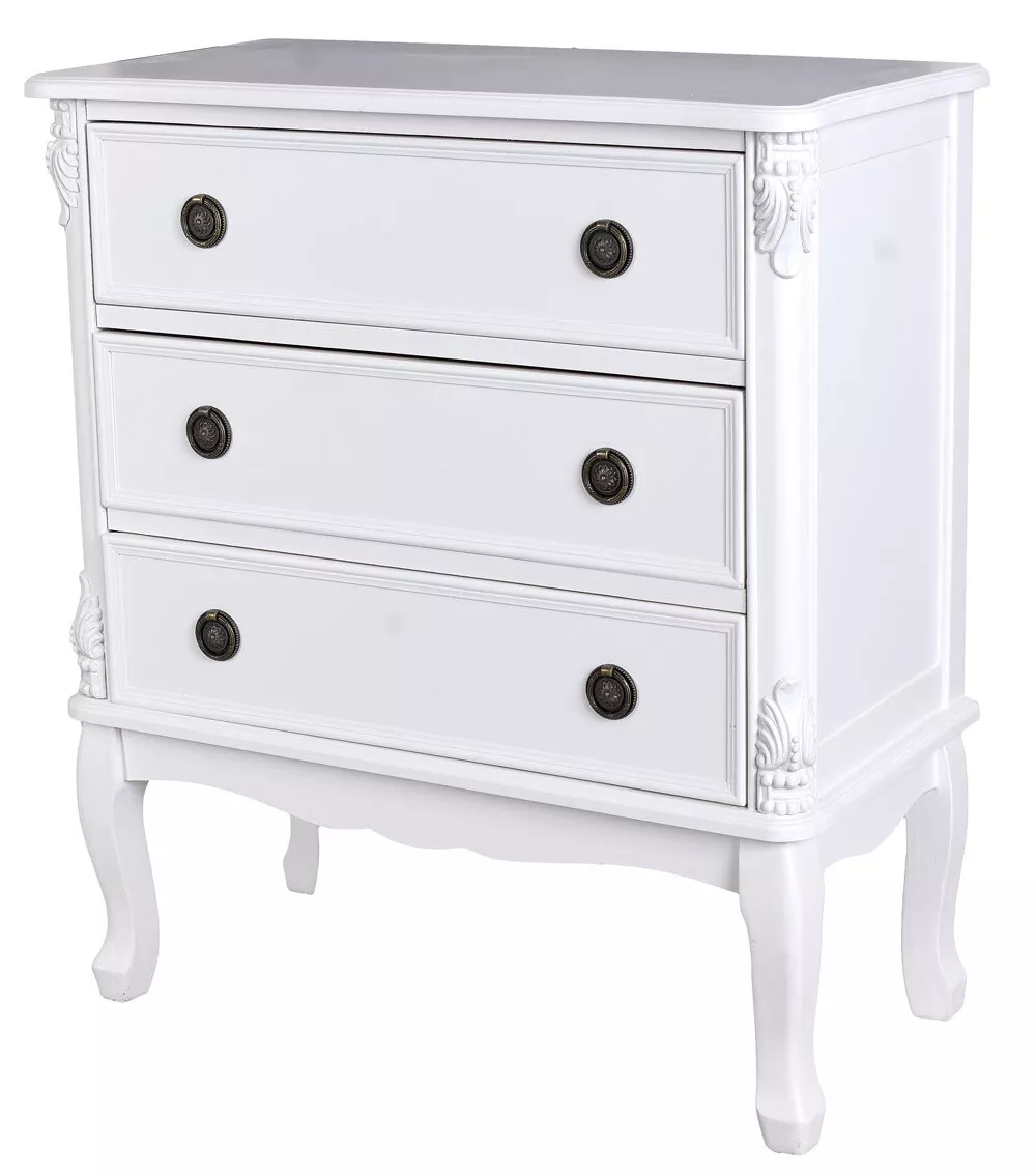 White cottage nightstand deals