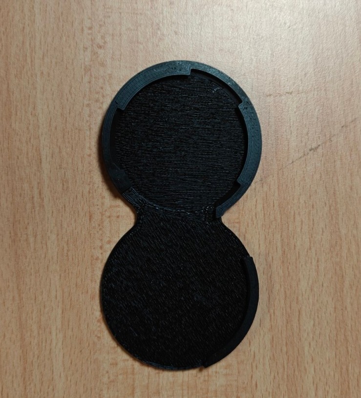 Combo Tappo Corpo E Paraluce Per Rolleiflex Baionetta II, Made In France