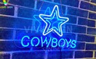 Dallas Cowboys Logo Acrylic Neon Sign 14"x10" Light Lamp Bar Artwork Glass LY