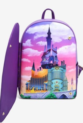 Loungefly Disney Beauty and the Beast Castle Portrait Mini  display picture 3
