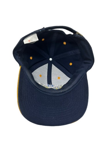 General Motors GM Dealership Brau Arlington Baseball Hat Cap Adult Blue Yellow - Picture 8 of 10