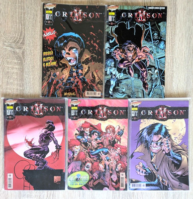 CLIFFHANGER! DINO 5 x Crimson Nr. 1 bis Nr. 4 mit Variant ab 2000 Z 2 C1837