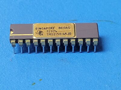 (1 PC) TMS2150-45JD TI Memory Circuit, 512X9, MOS, GOLD, CDIP24