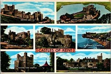 Castles Kent Deal Kingsgate Leeds Dover Rochester Castle Walmer Wob Pm Postcard