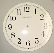 11-1/8" Printed Clock Dial Only or With Mini Quartz/Hands Movement Option