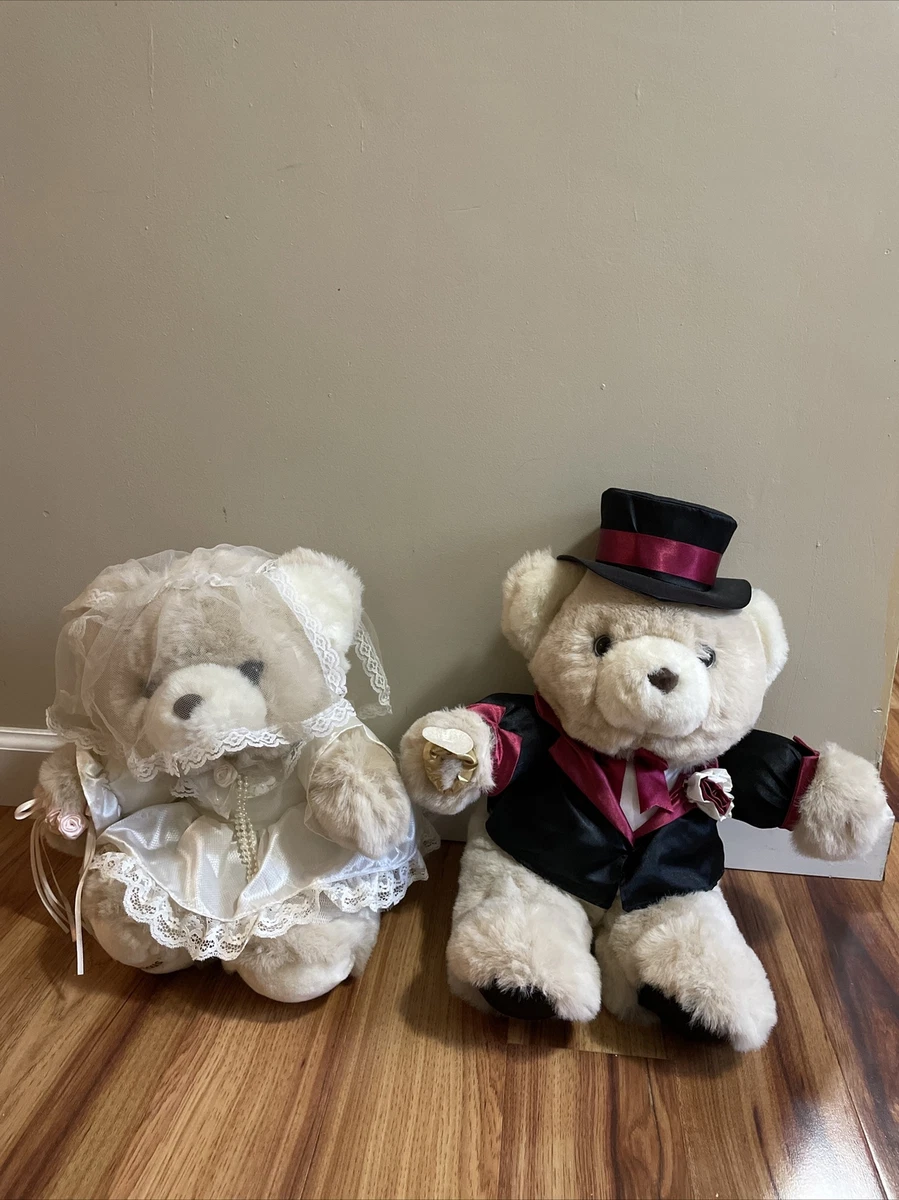 Precious Moments Teddy Precious Bride And Groom Stuffed Animal