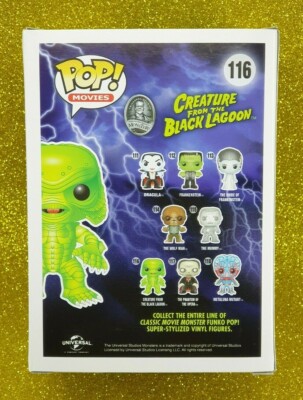 FUNKO POP MOVIES MONSTERS #116 CREATURE FROM THE BLACK LAGOON