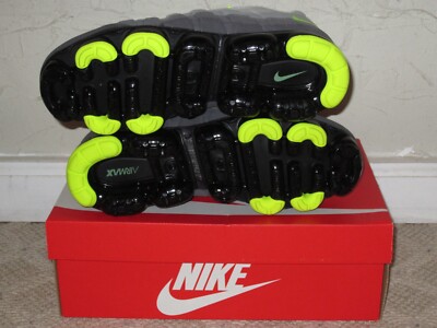 Nike Air Vapormax 95 Neon Black Volt Medium Ash Men's Size