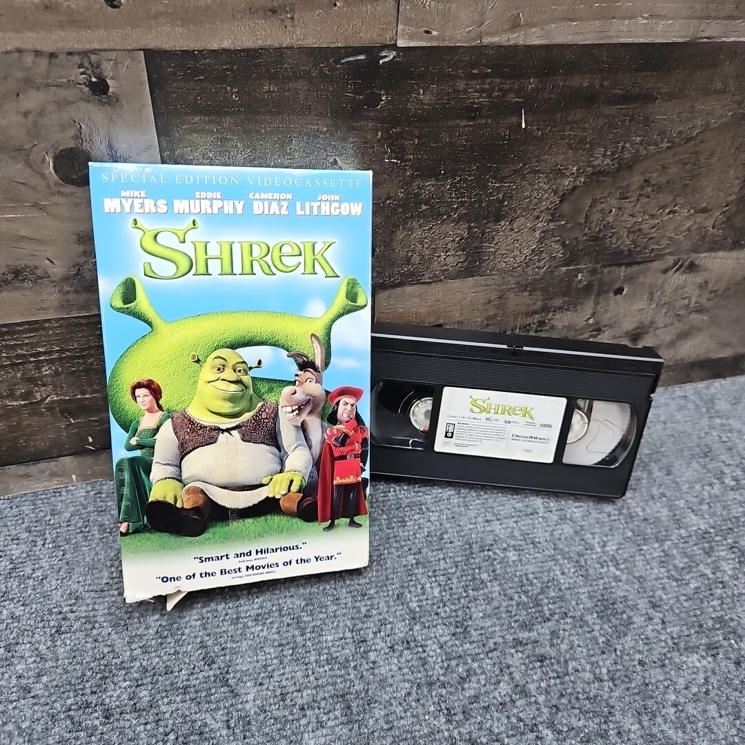 リュシフェル　Be-trip Tour 2001　VHS Shrek VHS Tape 2001 Big Box Special Edition Dreamworks Myers