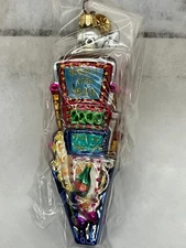 Vintage NEW Christopher RADKO 2000 PETITE COUNTDOWN Glass Ornament 00-546-0