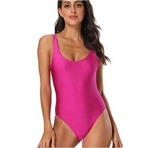 Bestag Retro 80s 90s High Cut Low Back One Piece Swimwear Purple Size Large Ebay