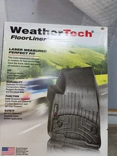 WeatherTech 4414282 Second Row Black Plastic Floor Mat for 2019-22 Ram 1500