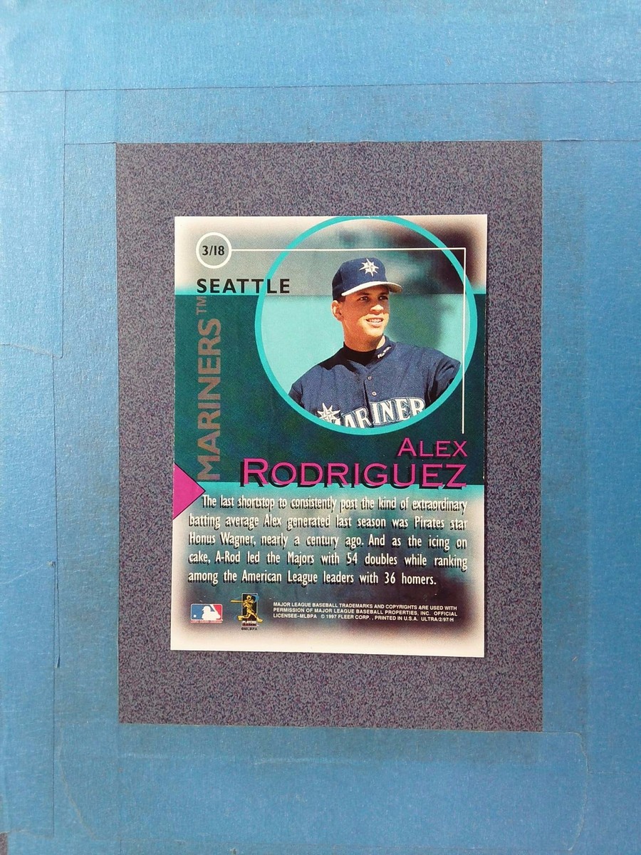 1997 Fleer Ultra ALEX RODRIGUEZ #3 Fame Game Seattle Mariners