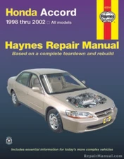 Haynes Honda Accord 1998-2002 Repair Manual : H42014
