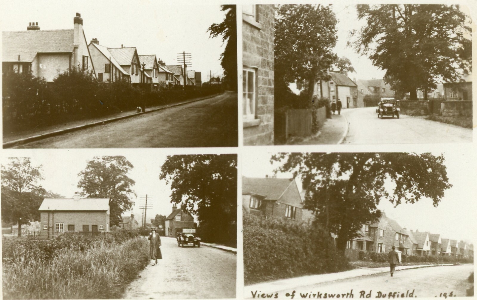 Duffield Scarce RP Composite x 4 views Wirksworth Rd Duffield 1930's eBay