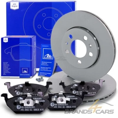 ATE BREMSSCHEIBEN +BREMSBELÄGE VORNE FÜR SKODA FABIA 1 2 VW GOLF 4 POLO 9N 6R - Bild 1 von 4
