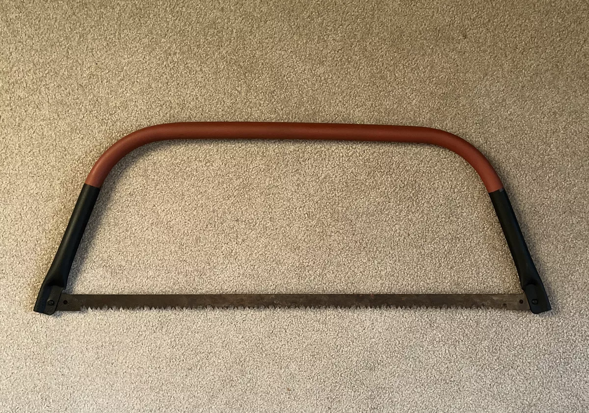 Vintage Bow Saw 31 Long with New Paint Job. Very Sturdy
