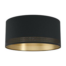 Image of Modern Ceiling Light In Black And Gold 1 Light GL0448