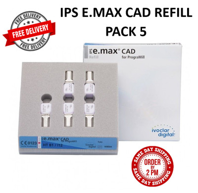IPS E.MAX CAD NACHFÜLLPROGRAMM HT A3.5/A4/BL2/BL3/BL4/B4/C3/C4/D3 IVOCLAR PK 5