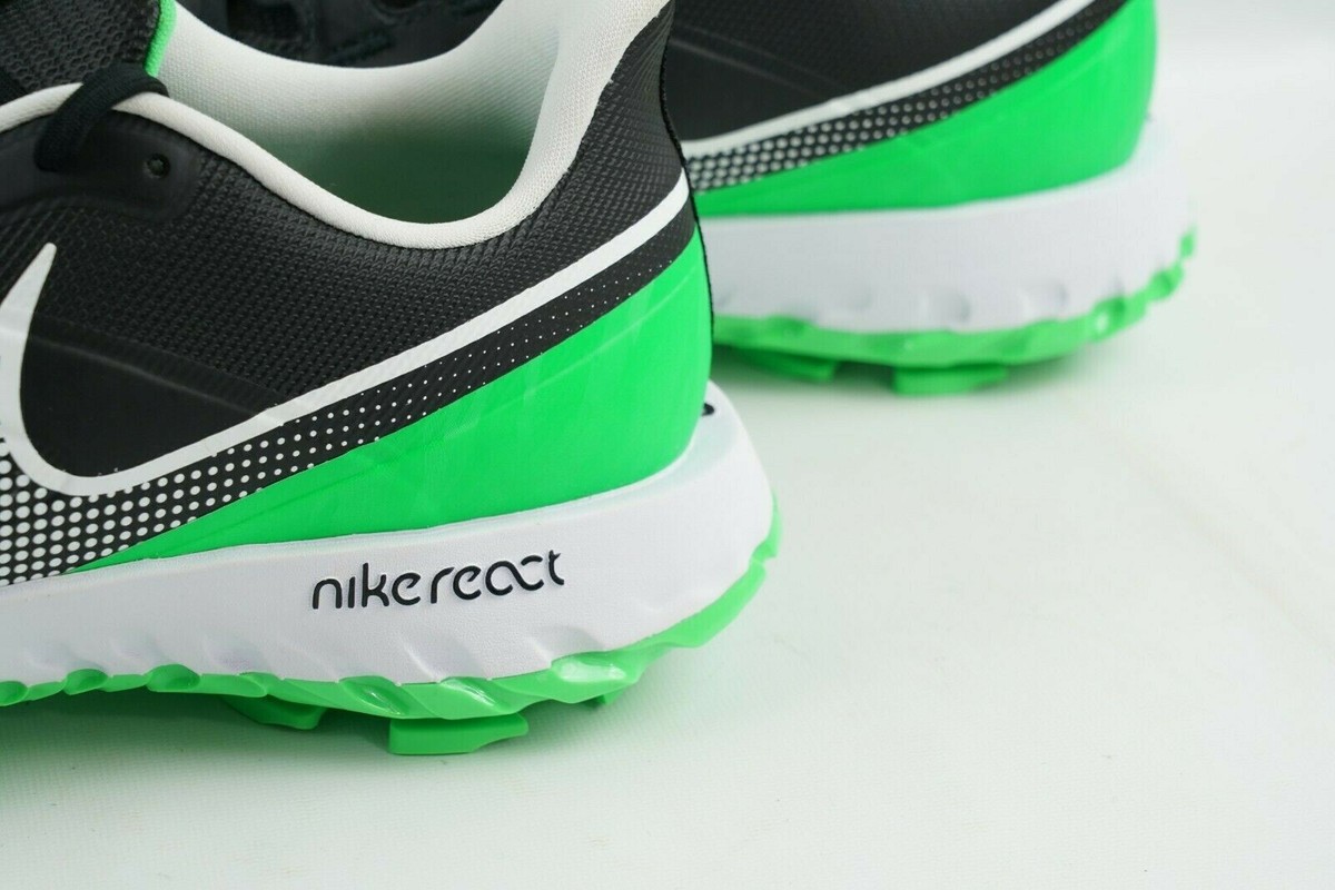 Nike React Infinity Pro Golf Shoes Black/Green Spark CT6620-001 Men\'s Size 14 Nike React Infinity Pro Golf Shoes Black Green Spark CT6620  main image 2