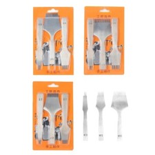 3PCS Leathers Prong Leathers Lacing Stitching Tool, 2/5/10 Prong