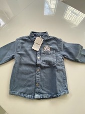 NWT Zara Denim Kids Shirt 2-3