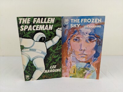 The fallen spaceman (Signed) & Frozen Sky by Lee Harding 1973
