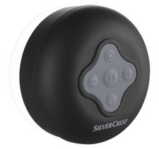 SILVERCREST Bluetooth Bad Lautsprecher SCHWAR...